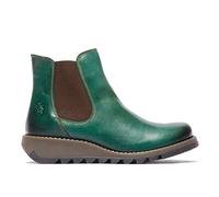 Fly London Femme SALV Bottes Chelsea, Vert (Petrol), 38 EU