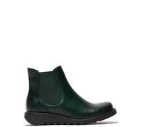 Fly London Femme Salv Bottine Chelsea, Petrol Petrol Elastic, 37 EU