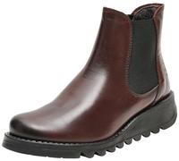Fly London Femme Salv Bottine, Wine Black Elastic, 42 EU