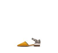Fly London Femme SARJ266FLY Ballet, Yellow/Silver/Black, 41 EU