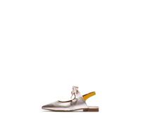 Fly London Femme SAUB268FLY Ballet, Yellow/Silver, 37 EU