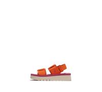 Fly London Femme SORU277FLY Sandal, Scarlet/Orange/Lilac, 42 EU