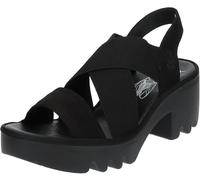 Fly London Femme TAJI502FLY Sandal, Black, 42 EU