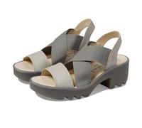 Fly London Femme TAJI502FLY Sandal, Silver, 36 EU