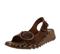 Fly London Femme TRAM723FLY Sandales Bride Arriere, Marron (Camel), 38 EU