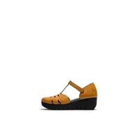Fly London Femme VELT224FLY Wedges, Mustard, 38 EU