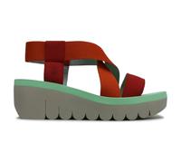 Fly London Femme Yabi922fly Sandale, Devil Red Orange Spearmint, 37 EU