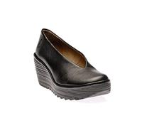 Fly London Femme Yaz Escarpins, Noir Mousse Black, 41 EU