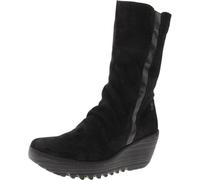 Fly London Femme Yemy408fly Botte mi-Mollet, Noir, 41 EU