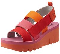 Fly London Femme YERE847FLY Sandale, Red Orange Rose, 36.5 EU