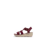 Fly London Femme YUDD236FLY Sandal, Berry, 38 EU