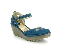 Fly London Femme Yuna Escarpins Bout fermé, Bleu (Blue), 36 EU
