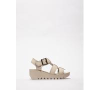 Fly London Fly London White Yudd 236fly Wedge Sandals