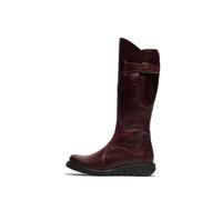 Fly London MOL 2 Bottes zippées Femme, Semelle Noire Vin, 37 EU