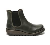 Fly London Salv, Bottes Chelsea Femme - Gris (Diesel), 39 EU