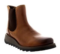 Fly London Salv, Bottes Chelsea Femme - Marron (Camel 002), 38 EU (5 UK)