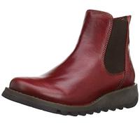 Fly London Salv, Bottes Chelsea Femme, Rouge (Red), 37 EU