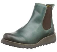 Fly London Salv, Bottes Chelsea femme, Vert (Petrol), 36 EU