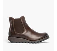 Fly London Bottes Chelsea Femme SALV Marron (Dark Brown 001) Taille 40 EU
