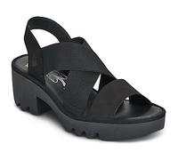 Fly London TAJI502FLY, Sandal Femme - Chaussures, BLACK, 38
