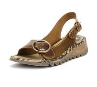 Fly London Tram723fly, Sandales Bride arrière Femme, Marron (Camel), 37 EU