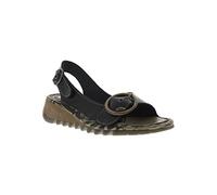 Fly London Femme Tram723fly Sandales Bride Arriere, Noir (Black), 38 EU