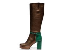 Fly London Women ECHI354FLY Fashion Boot, CUIVRE/ÉMERAUDE, 38
