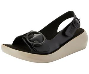Fly London Women's Berk754fly Sandal, Noir, 9 UK
