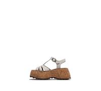 Fly London Women's COIL275FLY Sandal, White, 39