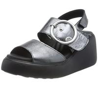 Fly London Women's Digo939fly Sandal, graphite, 36 EU