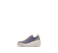 Fly London Women's DUFY671FLY Sneaker, Silver/Pale Pink/Violet, 42