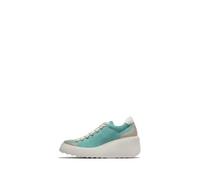 Fly London Women's DUFY671FLY Sneaker, Silver/White/Spearmint, 39