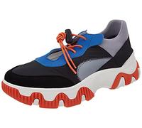 Fly London Women's Fian634fly Sneaker, Gris, Bleu, Orange., 5 UK