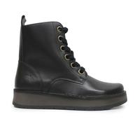 Fly London Womens REIG201FLY Rug Leather Black Boots 39 EU
