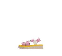 Fly London Women's SAMB245FLY Sandal, White/baby pink/yellow, 42