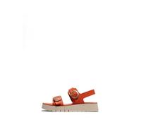 Fly London Women's SOLB260FLY Sandal, Scarlet, 39