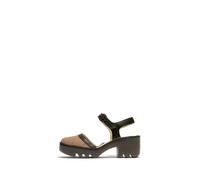 Fly London Women's TEYO583FLY Sandal, Taupe/khaki, 37