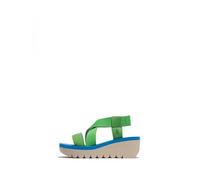 Fly London Women's YABI922FLY Sandal, Pistachio/pistachio/azurre, 38