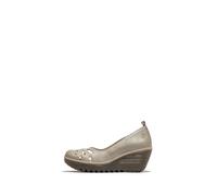 Fly London Femme YUBI480FLY Wedges, Silver, 42 EU