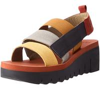 Fly London YERE847FLY, Sandal Femme - Chaussures, BRICK/MULTICOLOR/BRICK, 39