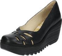 Fly London Femme YUBI480FLY Wedges, Black, 39 EU