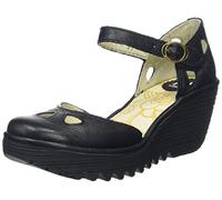 Fly London Yuna, Sandales femme - Noir (Mousse Black) - 36 EU