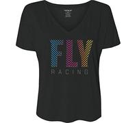 Fly Racing Chemises Like4like pour femmes, noir, Taille S