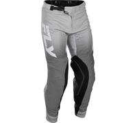 Fly Racing Evolution DST, pantalon en textile 34 Gris/Gris Foncé/Blanc Gris/Gris Foncé/Blanc