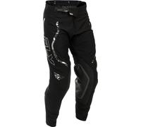 Fly Racing Evolution DST Spark Special Edition, pantalon en text 30 Noir/Argent Noir/Argent