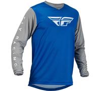Fly F-16 Long Sleeve Enduro Jersey Bleu S Homme Blue / Grey