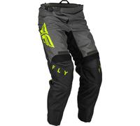 Fly Racing F-16 2023 Pantalon de motocross, noir-jaune, taille 32 pour homme