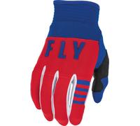 Fly Racing F-16, gants XS Rouge/Blanc/Bleu Rouge/Blanc/Bleu