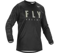 Fly Racing F-16, jersey M Noir/Gris Noir/Gris