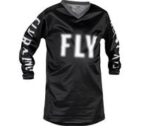 Fly Racing F-16 Maillot Motocross Jeunes, noir-blanc, taille XL